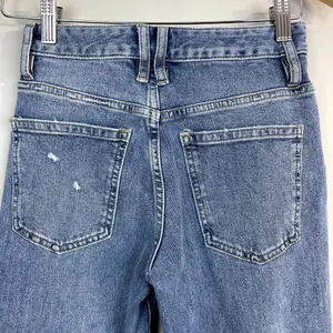 We the Free People‎ Jeans Womens 25 Blue Distressed Cropped Button Fly Stretch thumbnail 6