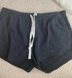 black lounge shorts thumbnail 1
