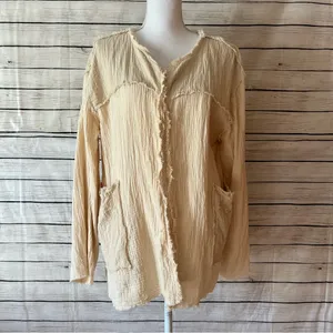 POL Gauze Style Jacket with Boho Charm thumbnail 12