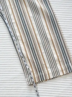 Free People We The Free Patti Pant in Textured Neutral Stripes thumbnail 10