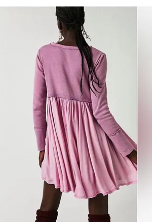 Free People mini baby doll dress. NEW thumbnail 2