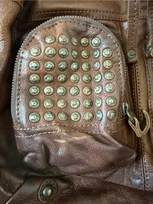 FRYE “BROOKE” BROWN LEATHER SHOULDER BAG WITH DUST BAG thumbnail 7