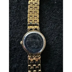 Reliance‎ by Croton Womens Gold Tone Quartz Watch Crystal Markers Parts Repair thumbnail 4