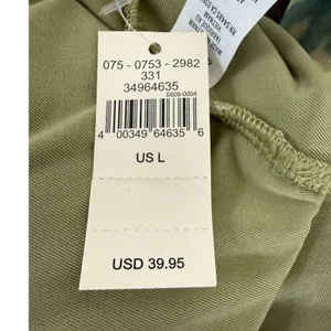 Aerie Women's‎ Olive Fun Printed Ruffle Scoop Bandeau Bikini Top Size Large NWT thumbnail 8
