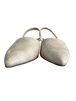 Bella Vita Sarah II Slingback Shoes Faux Natural Snake Kitten Heel Size 7.5M thumbnail 6