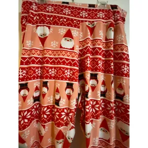 Joyland Christmas Santa Gnome Snowflakes Pajama Legging Pants Women's Sz XL thumbnail 3