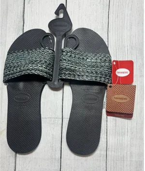 Havaianas Women's Black sandals size 7-8 thumbnail 1