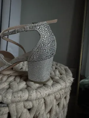 Paradox silver sparkle heel Size 7 thumbnail 2