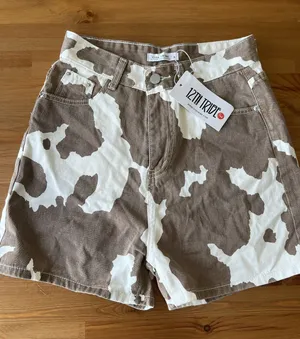 Cow Print Shorts thumbnail 1