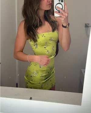 Aritzia Sunday Best Dress Satin Mini thumbnail 5