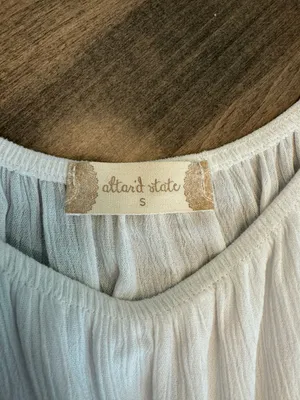 Altar'd State White Romper (Small) thumbnail 5