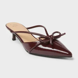 A New Day - Women’s Odelia Heels with Memory Foam Insole – Burgundy thumbnail 5