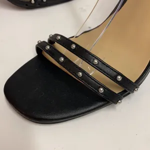 A New Day‎ Studded Square Toe High Heel Strappy 8 A9 thumbnail 3