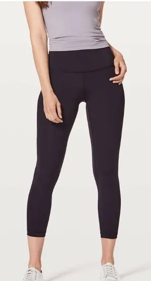 Lululemon Wunder Under Hi-Rise 7/8 Tight *Full-On Luxtreme 25" Deep Phantom Sz 8 thumbnail 1