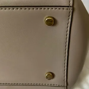 Kate Spade Authentic Gorgeous Light Gray/Taupe Leather Bag Purse 🌺🌺 thumbnail 9