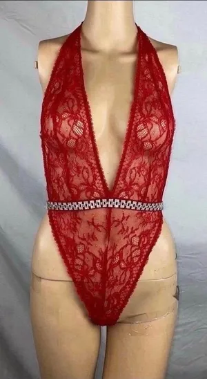 VS Lace Lingerie Bodysuit thumbnail 1