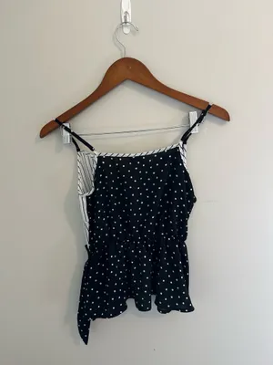 Paper Crane Y2K polka dot cami thumbnail 2