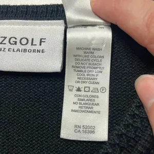 Liz Claiborne Vintage 100% cotton preppy knit sweater LizGolf‎ country club bookish classic thumbnail 11