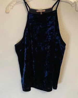 Soprano crushed velvet cami thumbnail 1