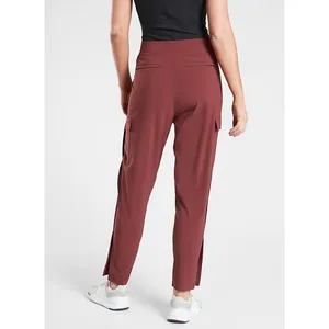 Athleta Uptown Ankle Pant Cognac Brown Size 6 thumbnail 3