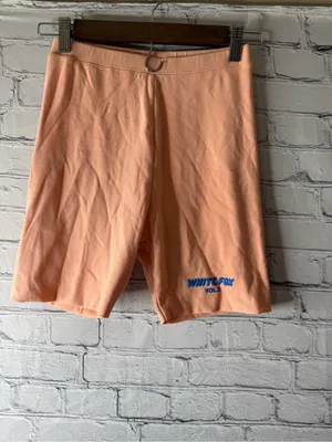 Peach White Fox Volley Bike Shorts small thumbnail 2