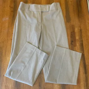 Rafaella Trousers 8 Elegant Beige Wide Leg Pants Business Casual Office thumbnail 1