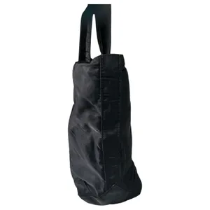 Lauren Ralph Lauren Monogram Black Nylon Multi Pocket Tote Shoulder Bag thumbnail 5