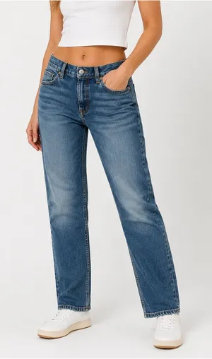 Carhartt Women’s Size 2 Regular Original Fit Straight Leg Jeans Stretch Blue thumbnail 1