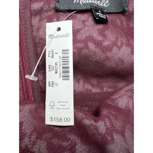 Madewell Ruffled Scoopneck Maxi Dress Size 8 Style NV447 Sleeveless Multicolor thumbnail 8