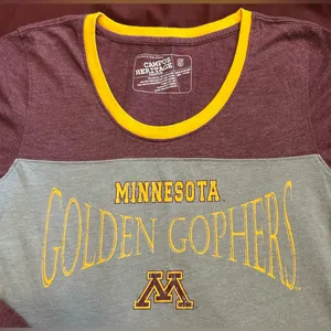 Campus Heritage Maroon, Gold & Gray Minnesota Long Sleeve Tee thumbnail 5