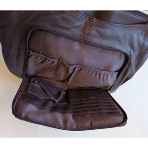 EUC Great American Leather Works Burgundy Shoulder Handbag Bag Purse Capsule thumbnail 8
