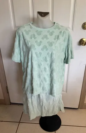 Med Disney mint green Mickey Mouse embossed skirt set thumbnail 1