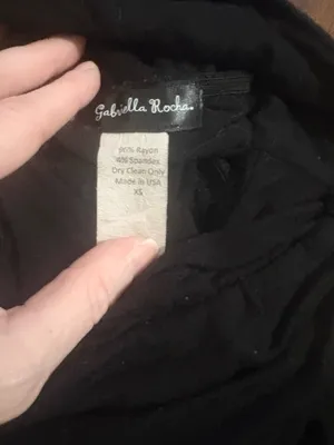 Strapless black dress Size XS thumbnail 4