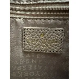 Kate Spade New York WKRU4073 Warm Taupe Pebbled Leather Crossbody Bag‎ Tassel thumbnail 5