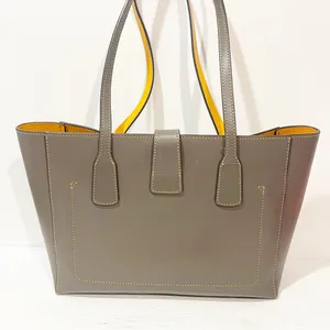 Dooney & Bourke Leather Small Shannon Tote Grey Leather Gold Hardware‎ thumbnail 6