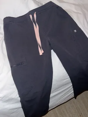 figs charcoal gray yola skinny scrub pants original style size small thumbnail 1