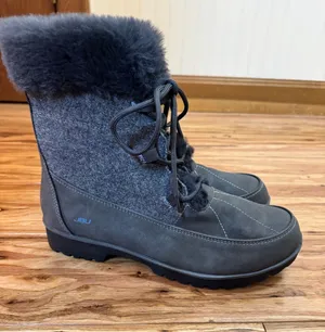 JBU Women's Colorado Cozy Faux Fur Lined Snow Boots Dark Grey‎ Size 9 NWOT thumbnail 1