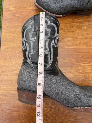 J.B. Dillon Reserve Women’s 7.5B Cowboy Boots Hair-On Leather Western thumbnail 10