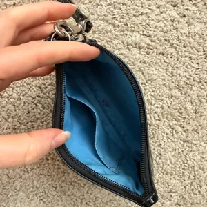 Coach Black Patent Signature Wristlet Pouch thumbnail 3
