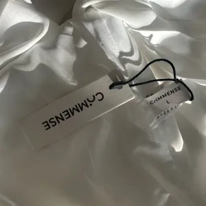 Commense White Dress with Pleated Front thumbnail 9