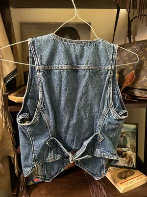 American Eagle Denim Vest thumbnail 3
