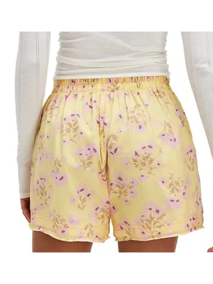 Free People Intimately Vintage Inspired Day to Day Floral Boxer Shorts medium thumbnail 2
