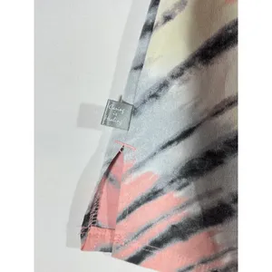 Healing Hands Purple Label Isabel Scrub Top Women L Pink Grey Tie Dye 2218-TDW thumbnail 3