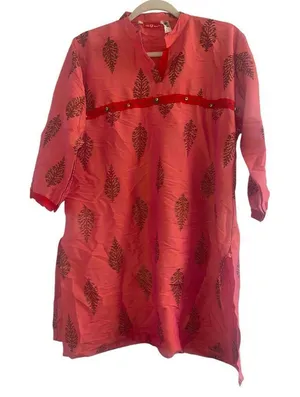 ✨Two Way Kurta Lads Pink Sz XXL Shirt✨ thumbnail 1