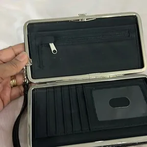 Black Crocodile wristlet thumbnail 5