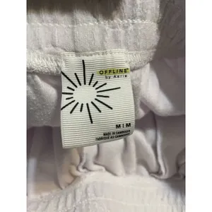 Offline By‎ Aerie Womens Medium Terry Cloth Smiley Face Shorts thumbnail 7
