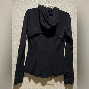 Lululemon Define Hooded Full Zip Jacket Nulu in Black Size 6 thumbnail 9
