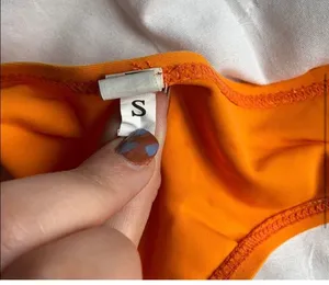 High Waisted Orange Ombré Bikini Set thumbnail 3