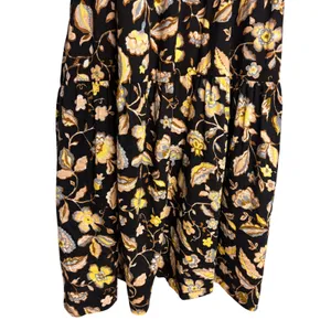 Old Navy Tiered Swing Mini Dress Women M Floral Boho-Chic Cottage Peasant‎ thumbnail 3