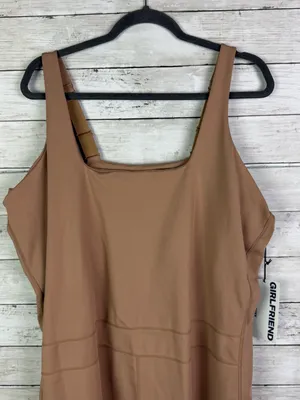 girlfriend collective Chestnut High-Rise Compressive Jumpsuit Size thumbnail 3